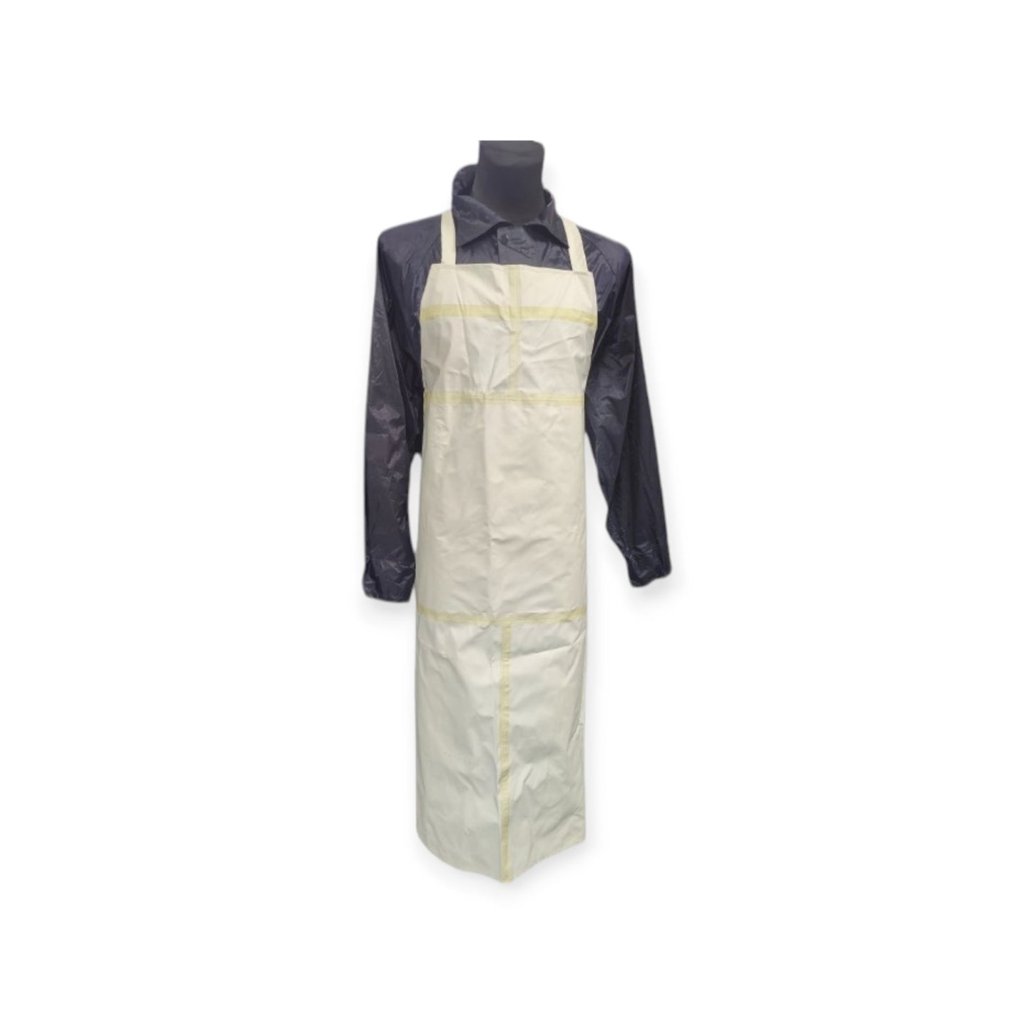 Apron water-resistant chemical-resistant polyurethane white lightweight