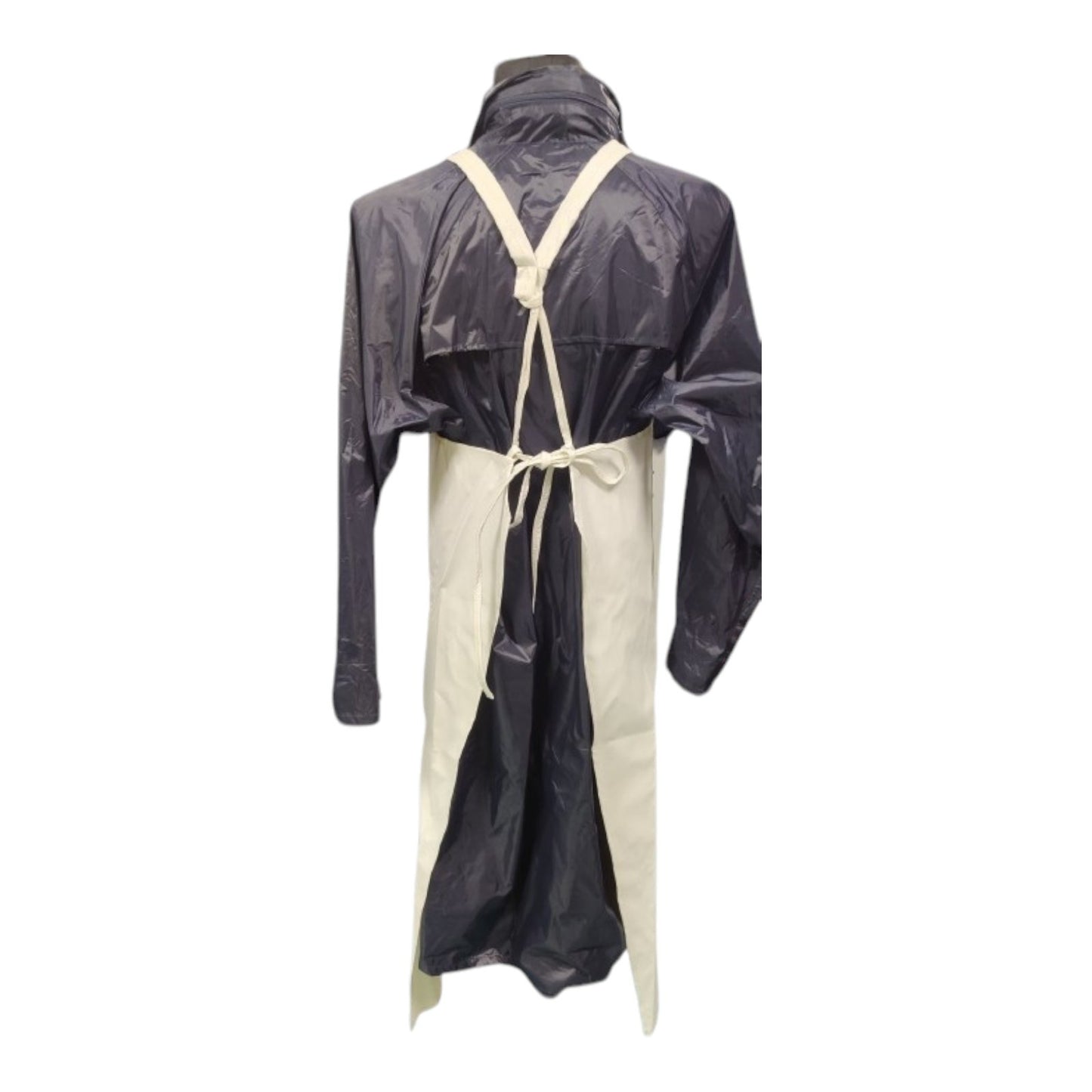 Apron water-resistant chemical-resistant polyurethane white lightweight