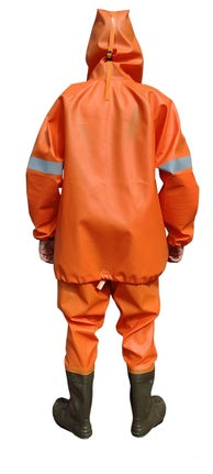 The suit is chemical resistant
