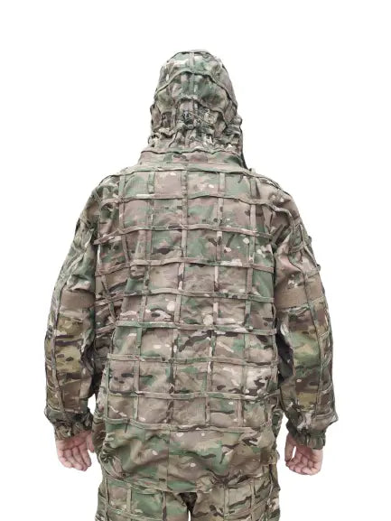 Multicam sniper saboteur camouflage suit with night vision protection